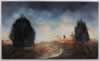2009, Oil on canvas & mixed media, 36" x 72"